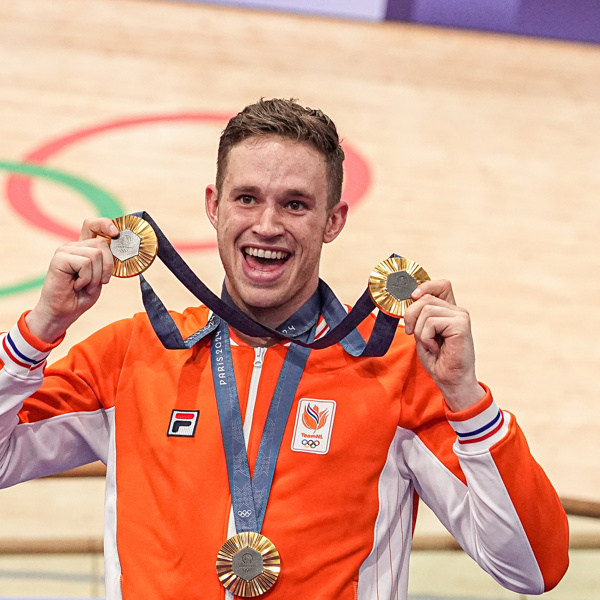 Harrie Lavreysen Medailles BSR AGENCY OS 2024 Uitsnede