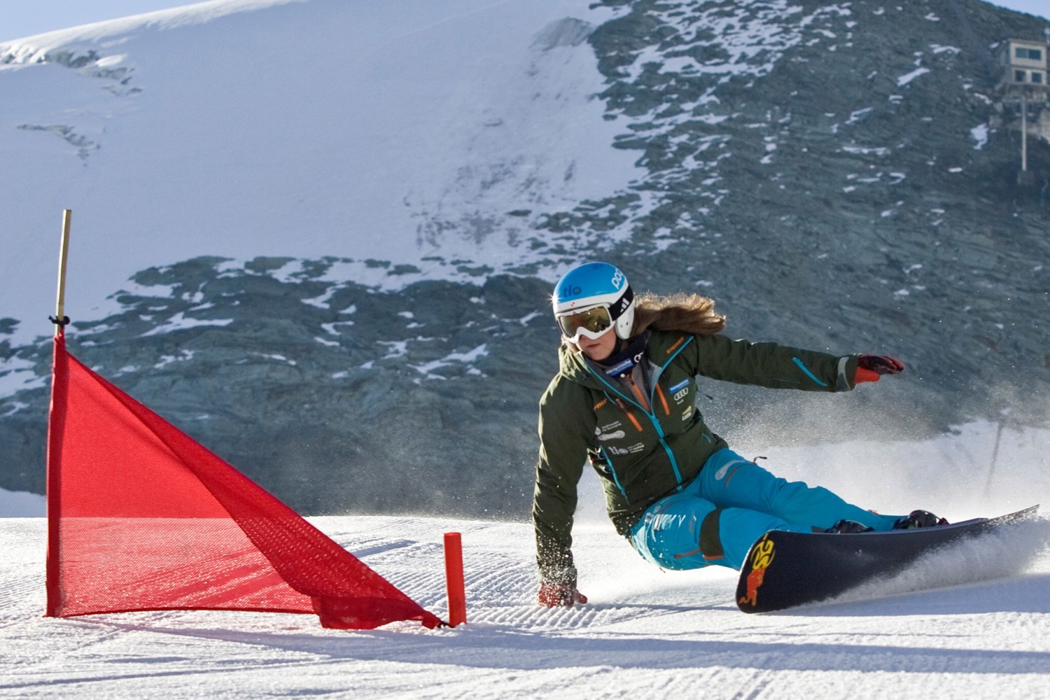Michelle Dekker in actie in Saas-Fee 2016.jpg