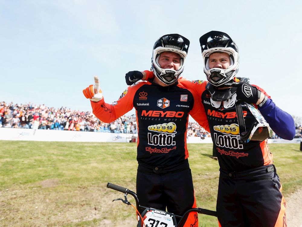Jelle van Gorkom (R) en Niek Kimman World Cup Papendal 2015 GettyImages Dean Mohtaropoulos 472859694.jpg