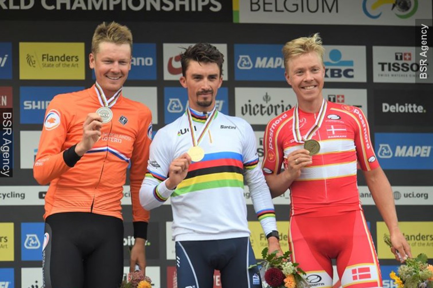 Dylan Van Baarle Podium WK 2022 BSR AGENCY