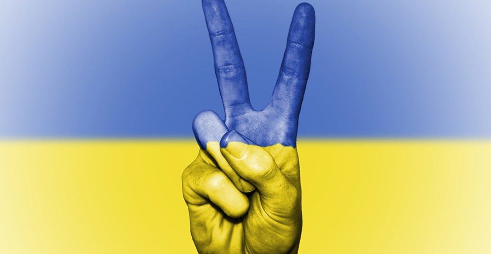 Vlag Oekraïne 1200