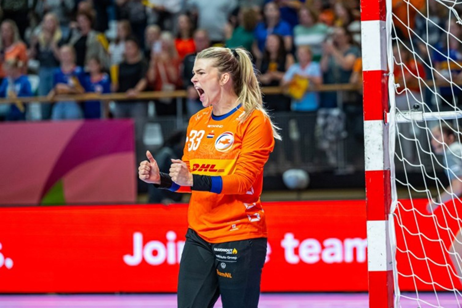 Handbal TeamNL Tess Lieder Nederland Portugal 2023