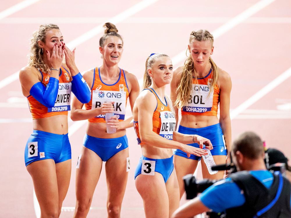Estafettevrouwen WK 2019 Klaver Baak De Witte Bol