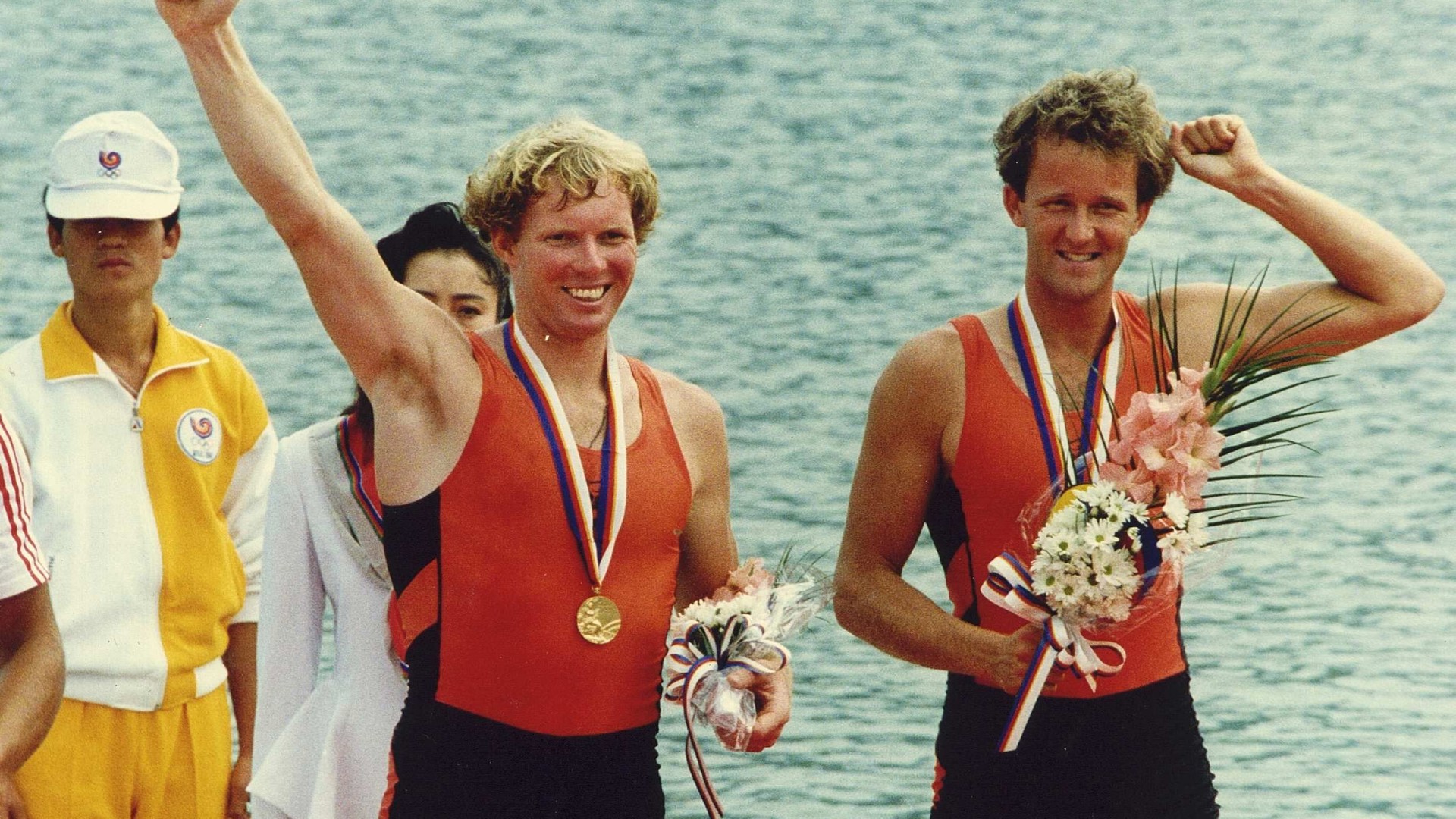 Nico Rienks En Ronald Florijn OS 1988 ANP 902832