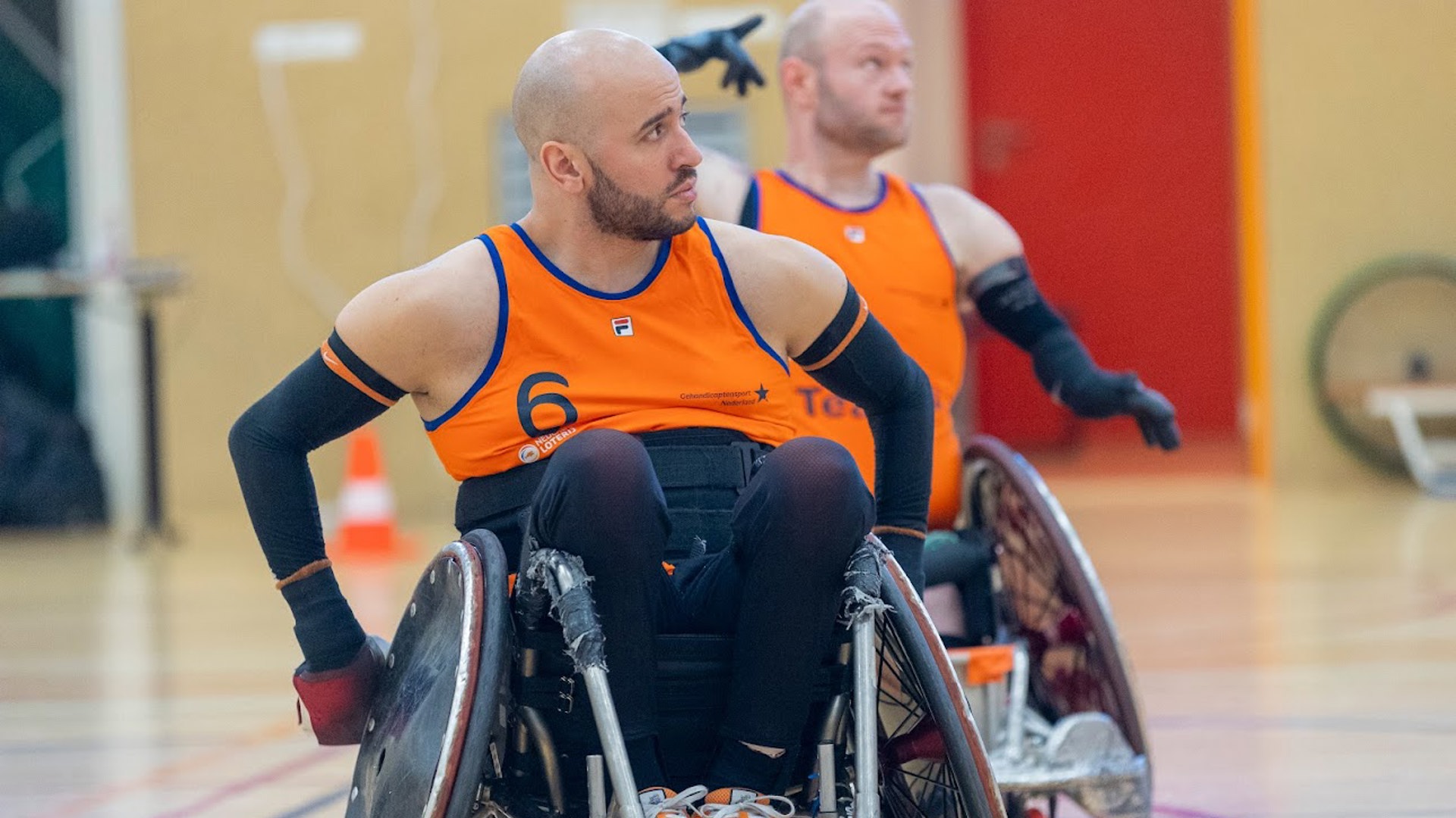 Rolstoelrugby Reda Haouam
