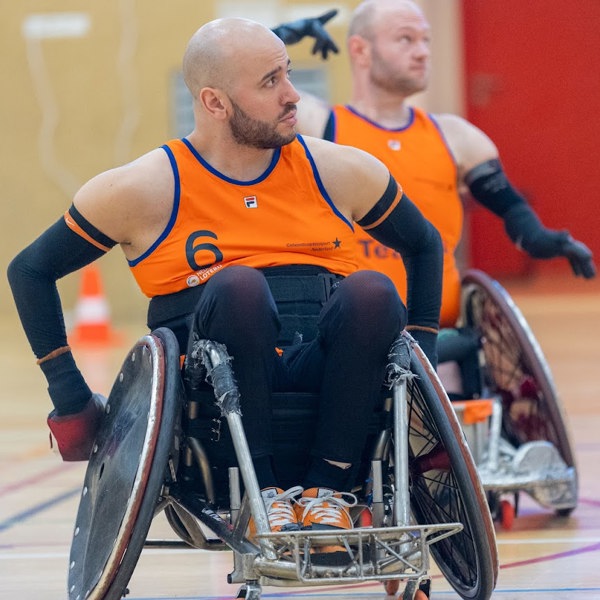 Rolstoelrugby Reda Haouam