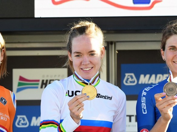 Podium WK Wielrennen 2020 Anna En Annemiek
