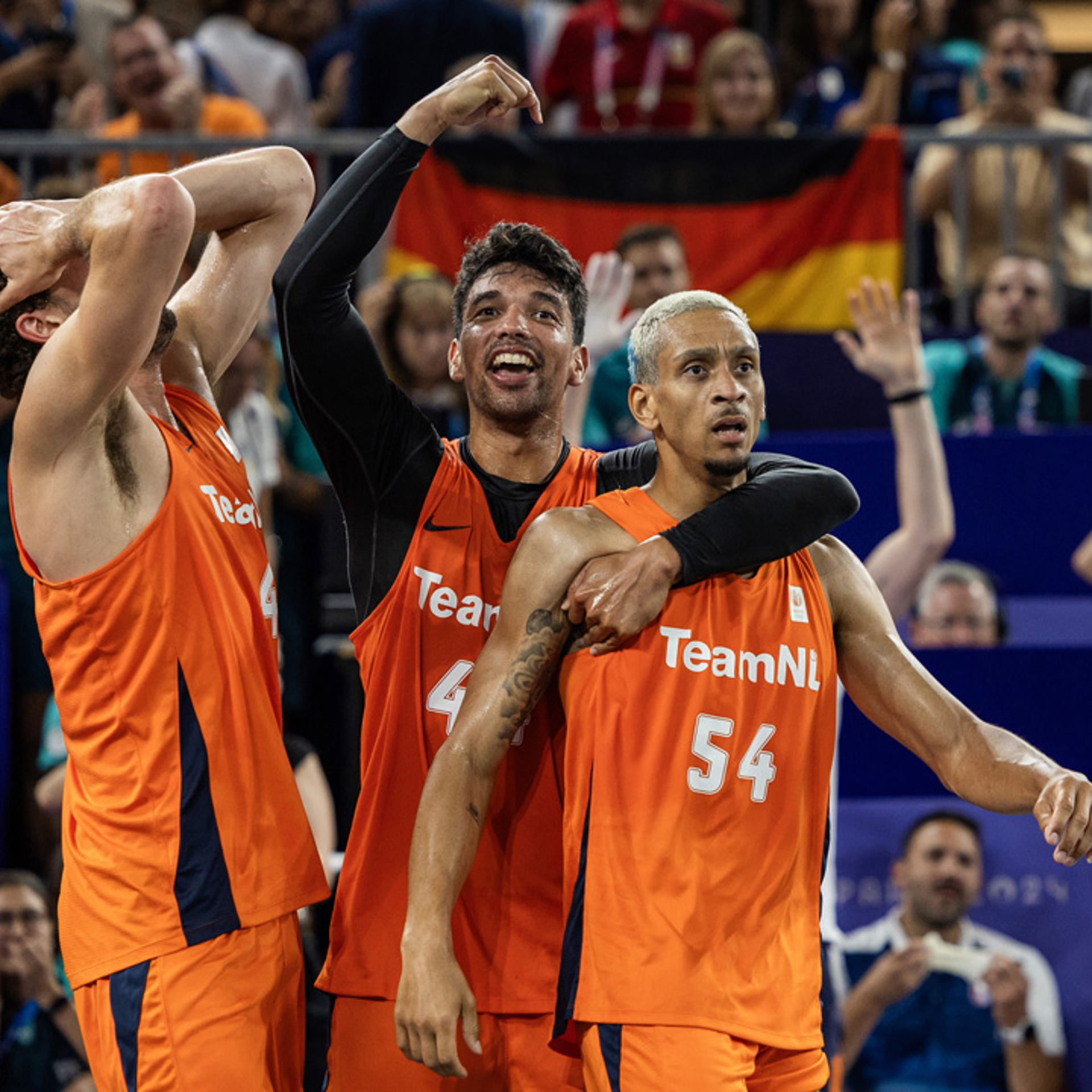 Jan Driessen, Arvin Slagter en Worthy de Jong  OS 2024 ANP 1080X720