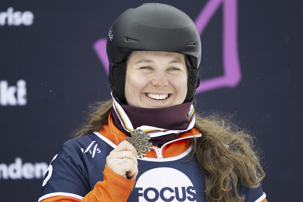 Michelle Dekker Wk Snowboarden Medaille 900X600