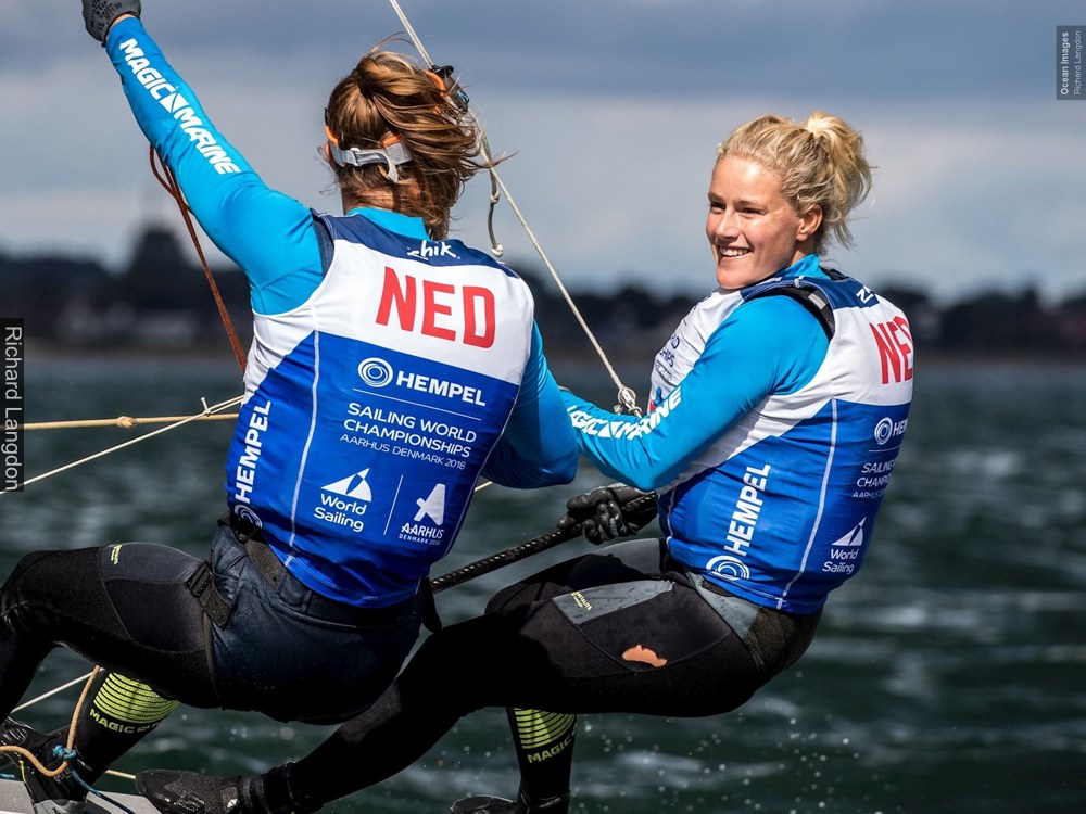 Odile van Aanholt and Marieke Jongens, 49er FX Richard Langdon Ocean Images.jpg
