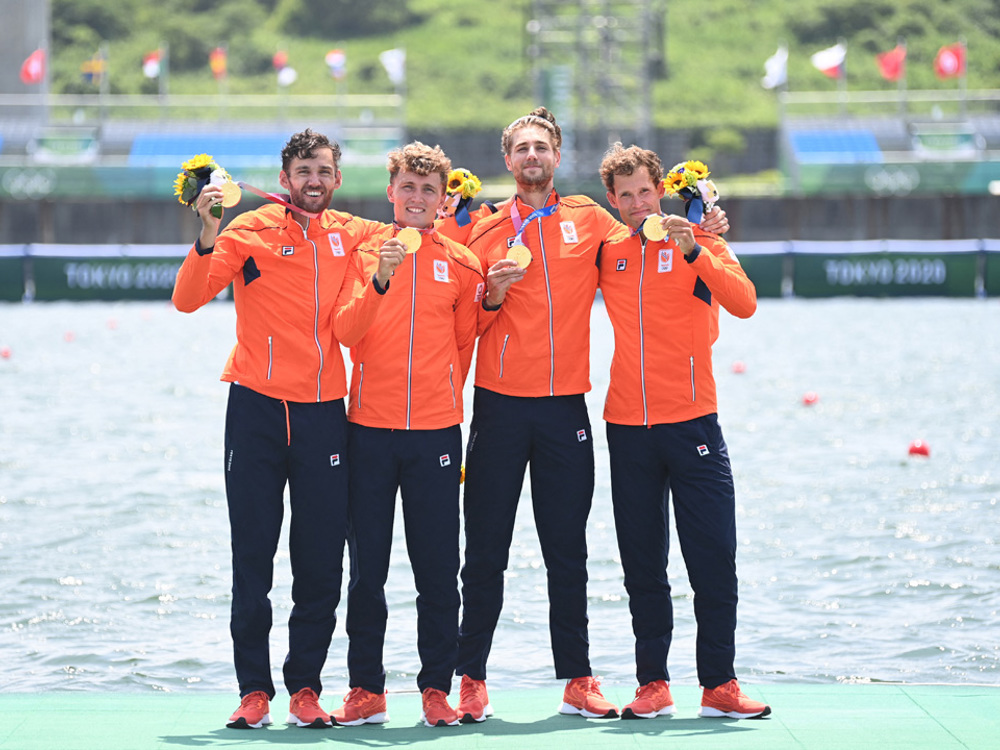 Dirk Uittenbogaard, Abe Wiersma, Tone Wieten And Koen Metsemakers OS 2021 ANP 1080X720