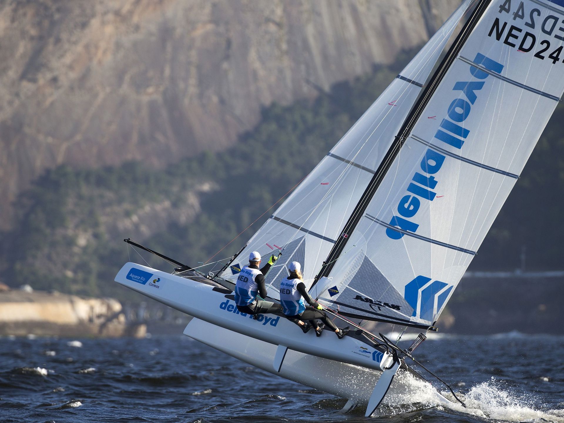 Mandy Mulder Coen de Koning Rio Int. Sailing Regatta 2014 GettyImages Richard Langdon Ocean Images 453271146.jpg
