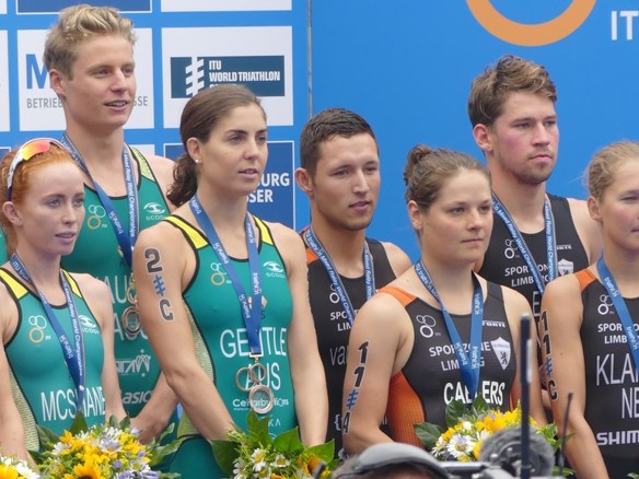 WK Triatlon Relay 2017 Podium (3)