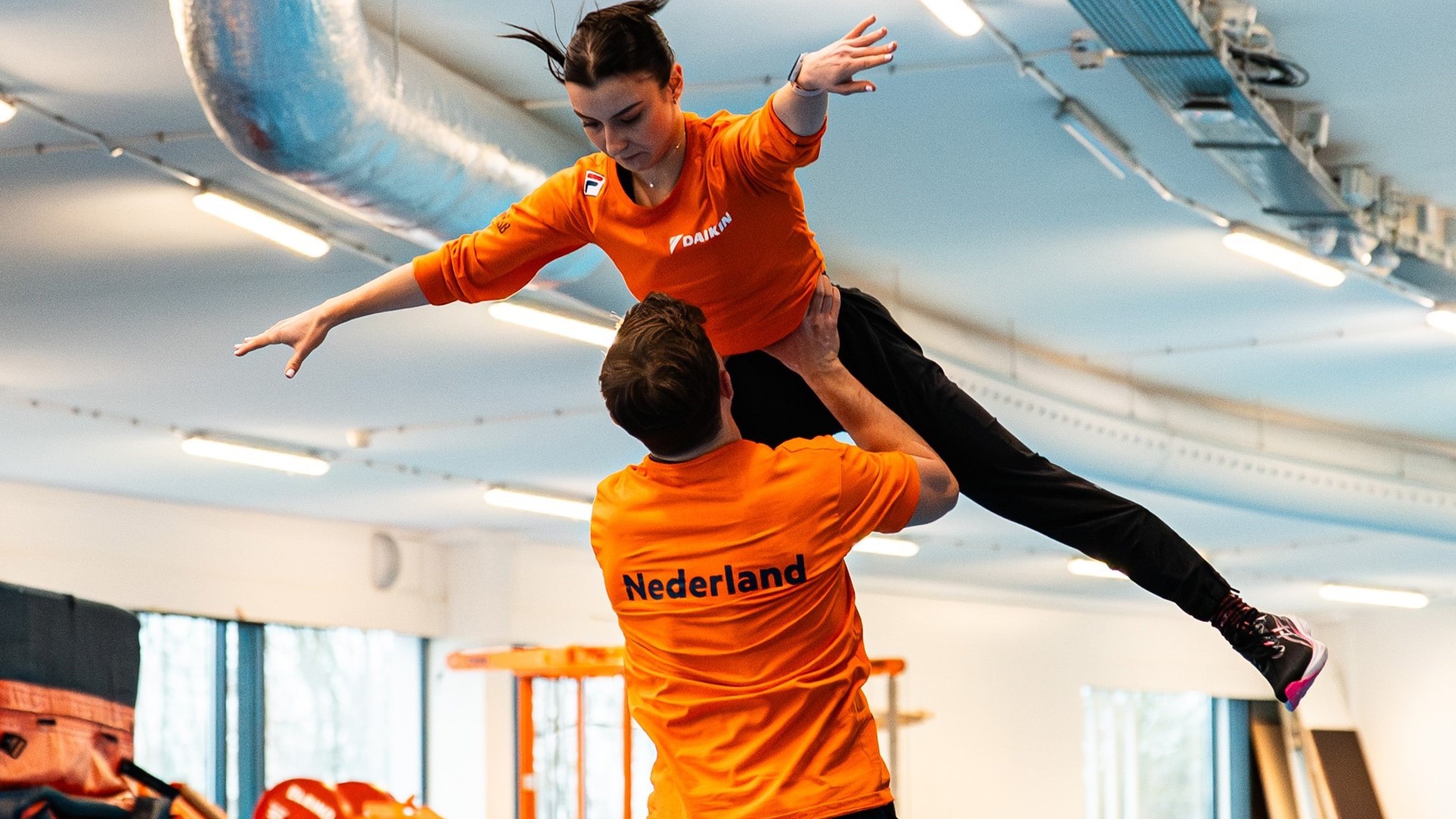 KUNSTSCHAATSEN DARIA&MICHEL Trainen Voor Milaan1