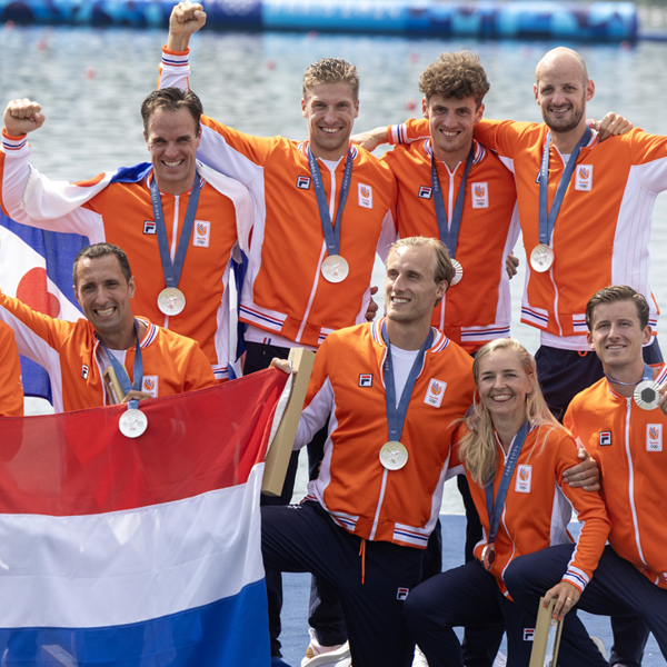 Holland Acht Zilver Parijs 2024 ANP 1080X720