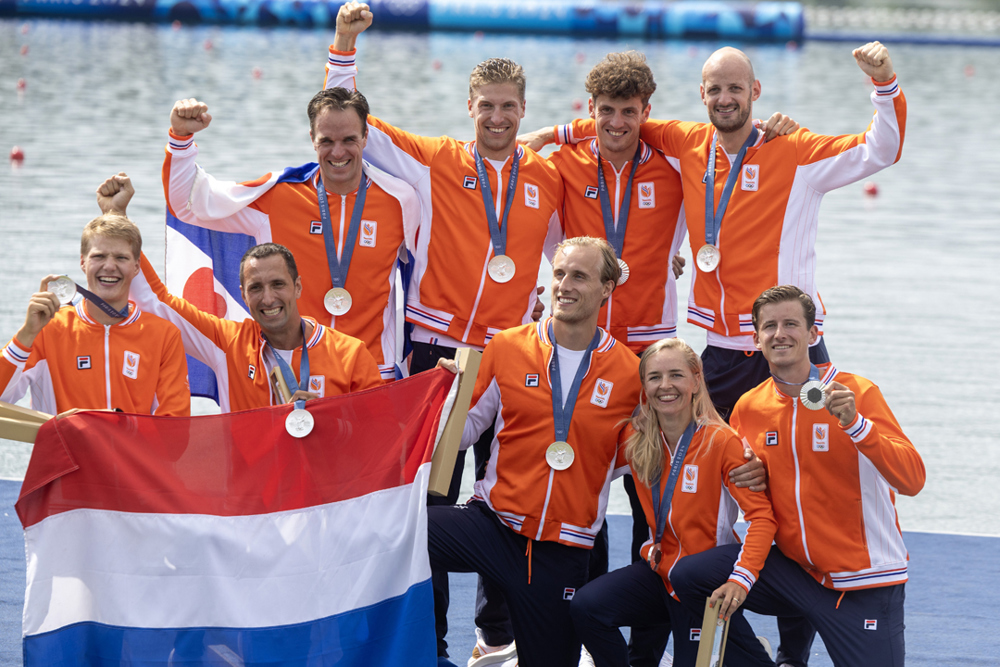 Holland Acht Zilver Parijs 2024 ANP 1080X720