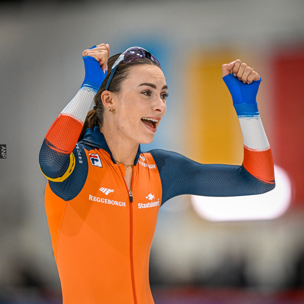 Femke Kok Juicht Wereldrecord 2025 ANP 1080X1080