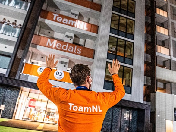 Huldiging Arno Kamminga