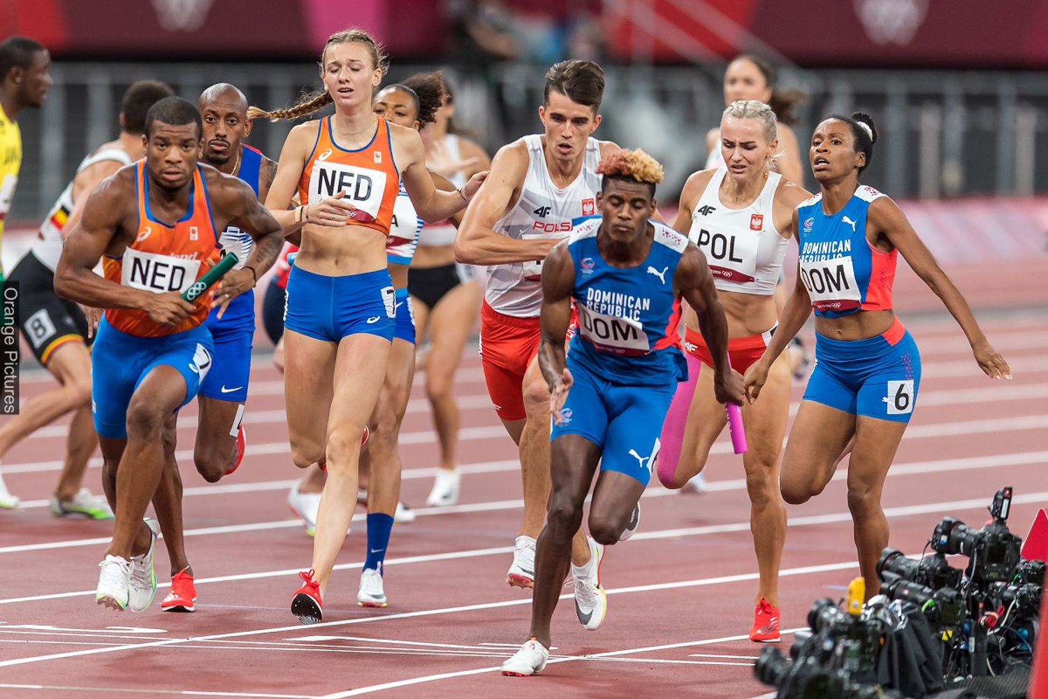 Femke Bol 4X400 Estafette ORANGE PICTURES