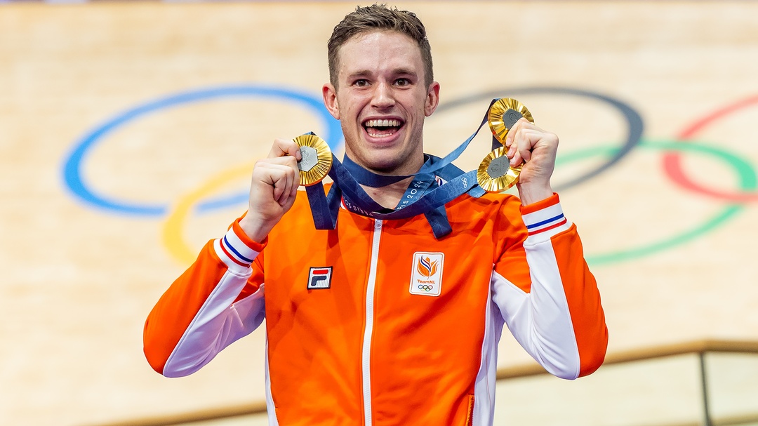 Hattrick Harrie Lavreysen OS 2024 ANP 1080X720