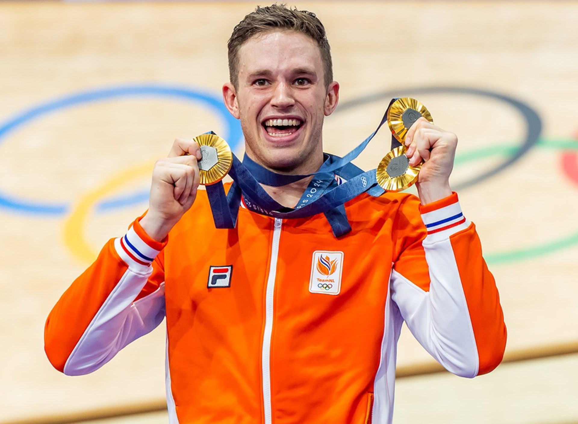 Hattrick Harrie Lavreysen OS 2024 ANP 1080X720