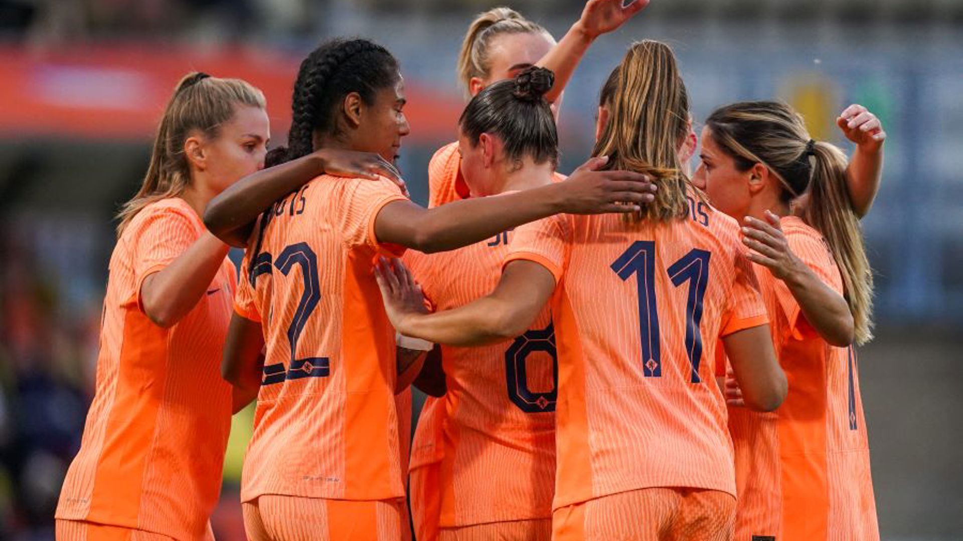 Voetbalsters Oranje Leeuwinnen 2023 BSR AGENCY 900X600