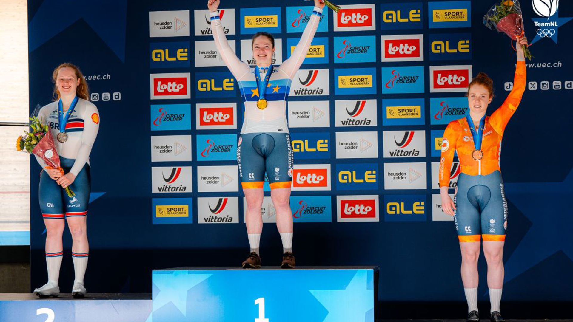 Steffie Van Der Peet EK 2025 Podium Foto Teamnl 1080X720