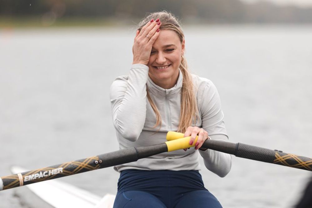 Lisanne De Witte Voor Een Keer In Roeiboot