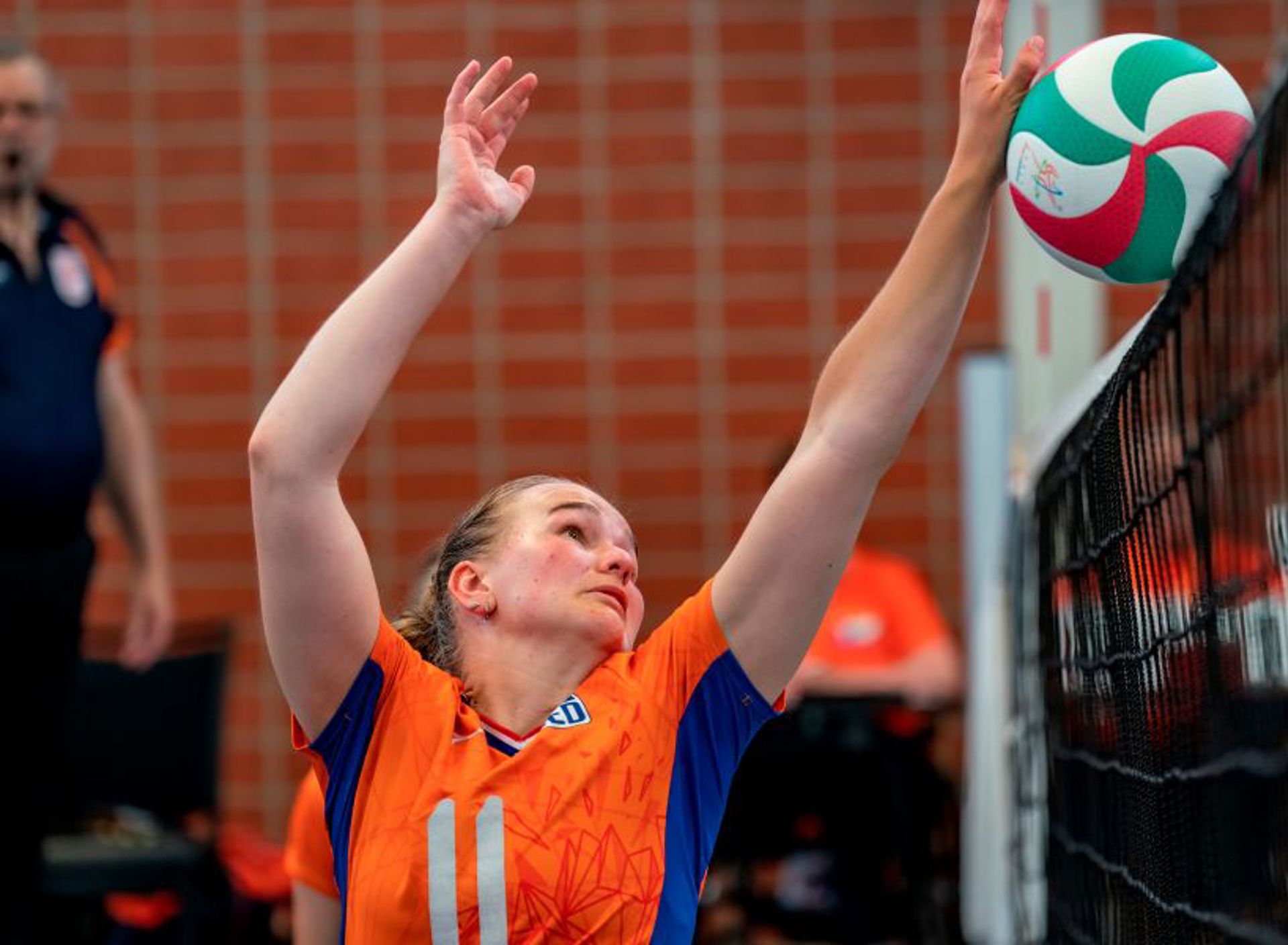 Zitvolleybal Wietske Terpstra foto Nevobo/Ronald Hoogendoorn