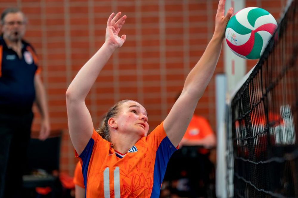 Zitvolleybal Wietske Terpstra foto Nevobo/Ronald Hoogendoorn