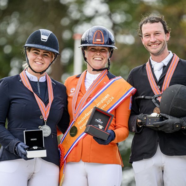 Beau Posthumus, Janneke Boonzaaijer En Stephan Hazeleger Military Boekelo Enschede 2024 Beeldbankteamnl