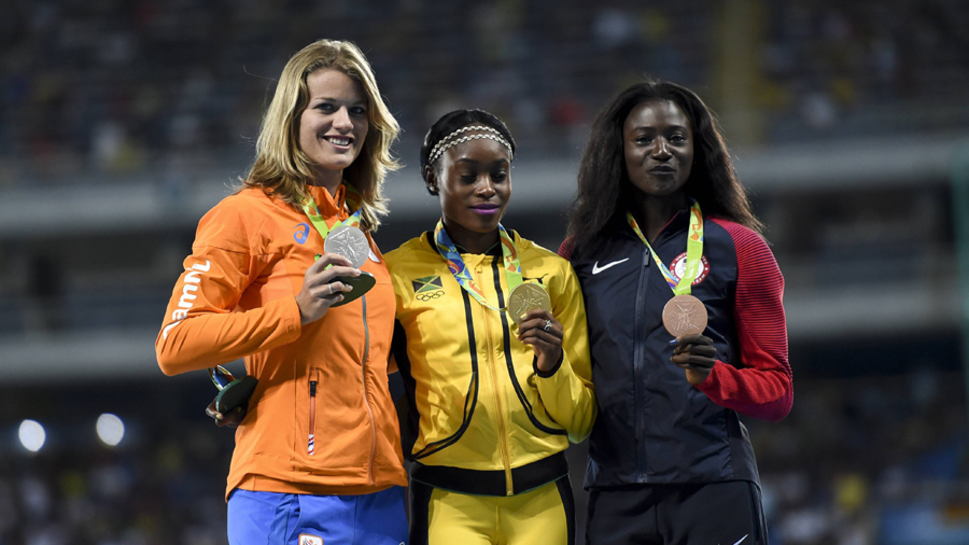 Dafne Schippers Podium Rio 2016 BSR AGENCY 900X600