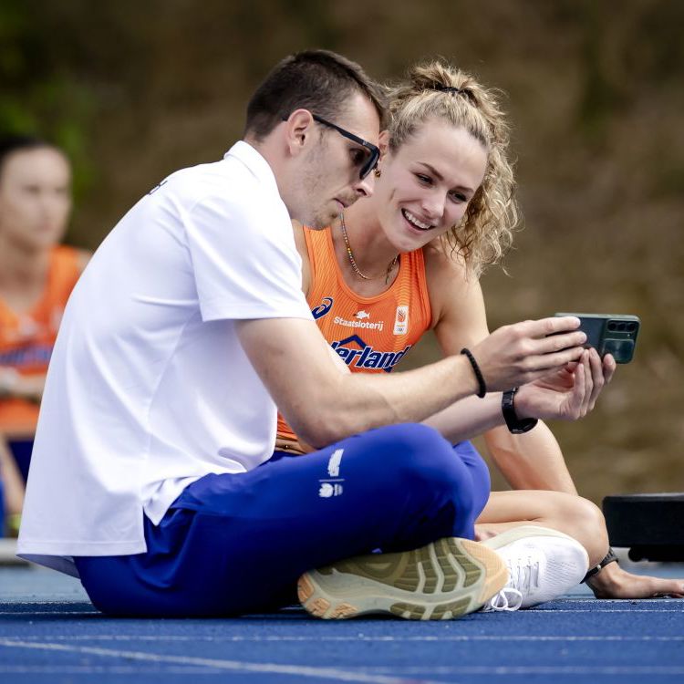 Lieke Klaver En Trainer Telefoon 2024 ANP 1080X720