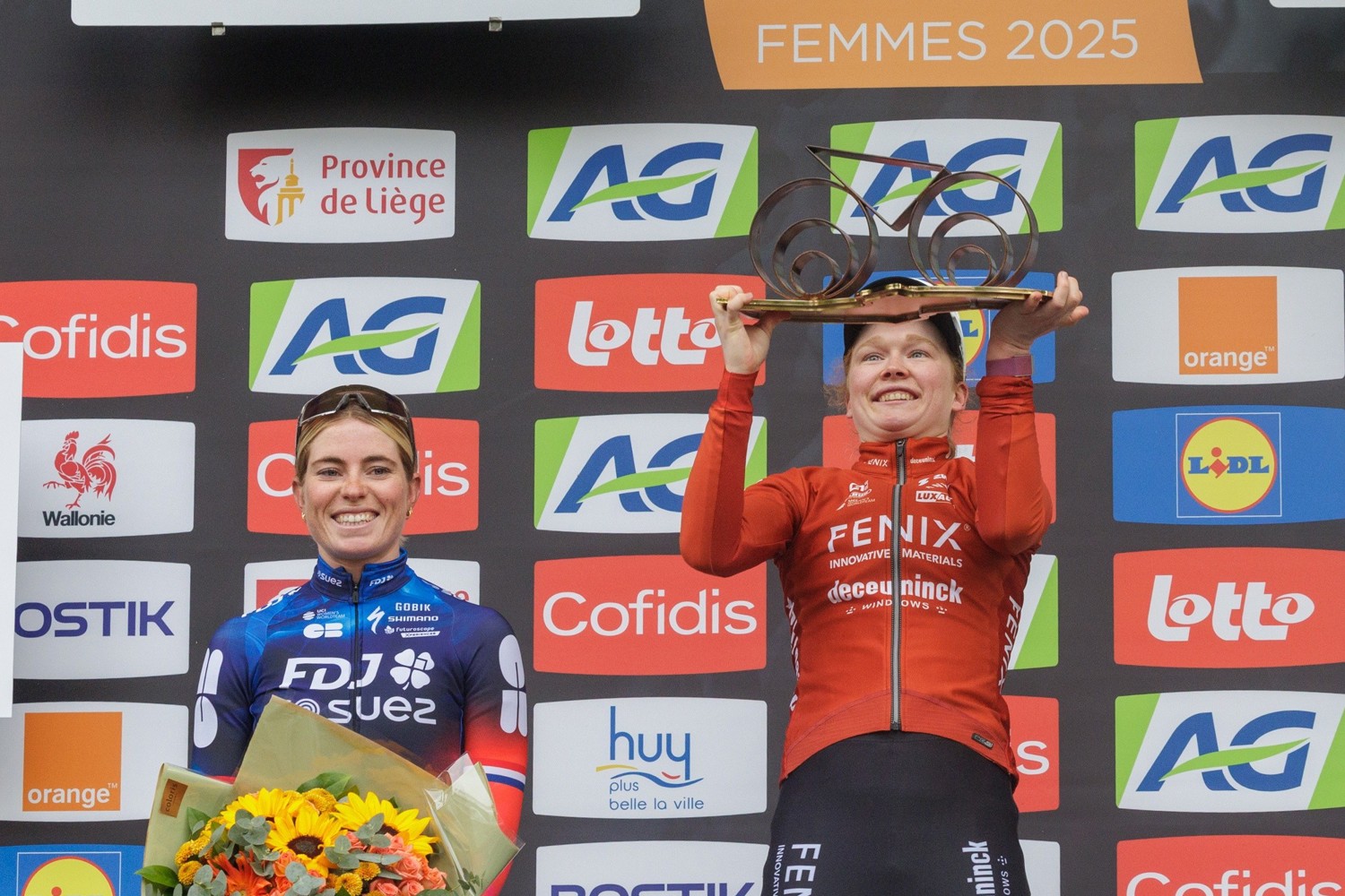 Puck Pieterse Demi Vollering Waalse Pijl 2025 ANP