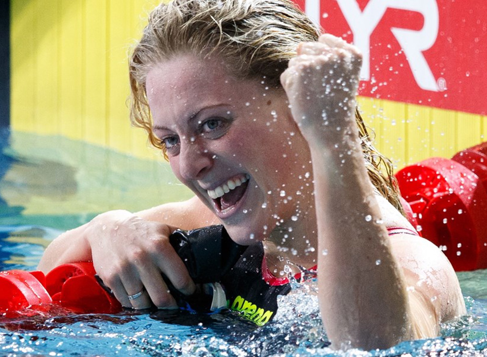 Kira Toussaint gebalde vuist ANP 402883772