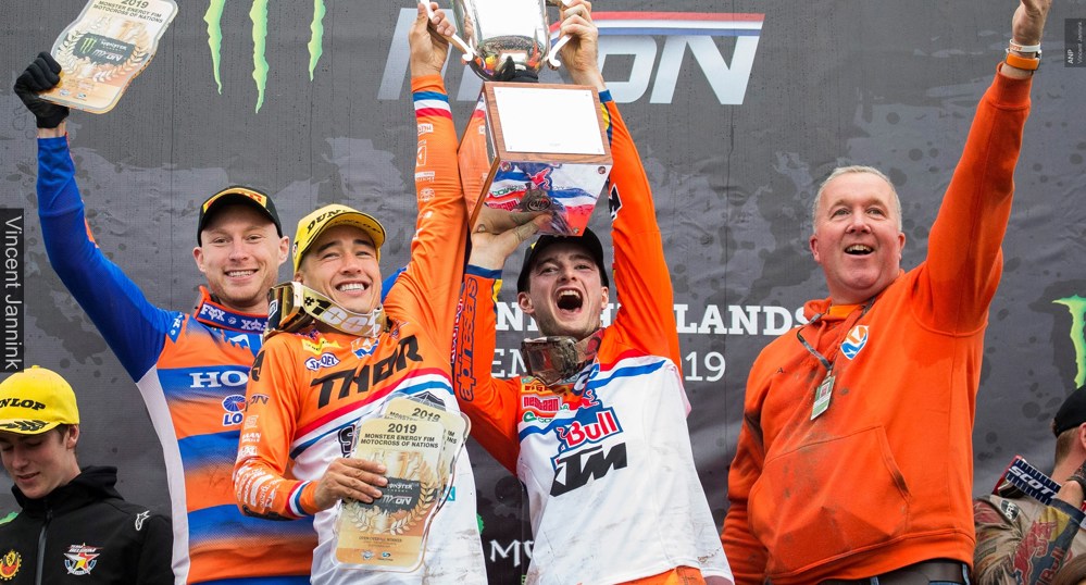 Calvin Vlaanderen, Glenn Coldenhoff En Jeffrey Herlings ANP