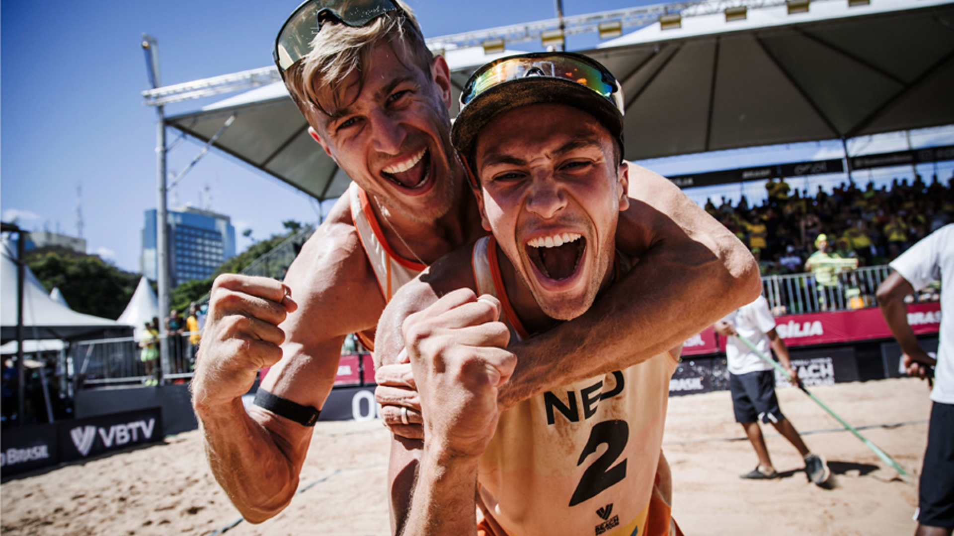 Steven Van De Velde En Matthew Immers Foto Nevobo Bij PB