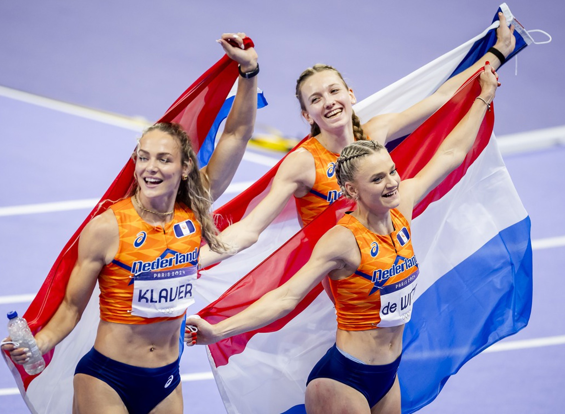 Estafette Atletiek Vrouwen 4X400 OS 2024 ANP 1080X720