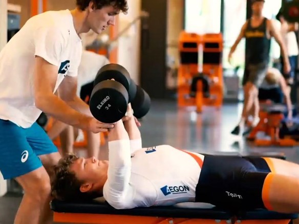 Roeiers In Gym Abe Wiersma