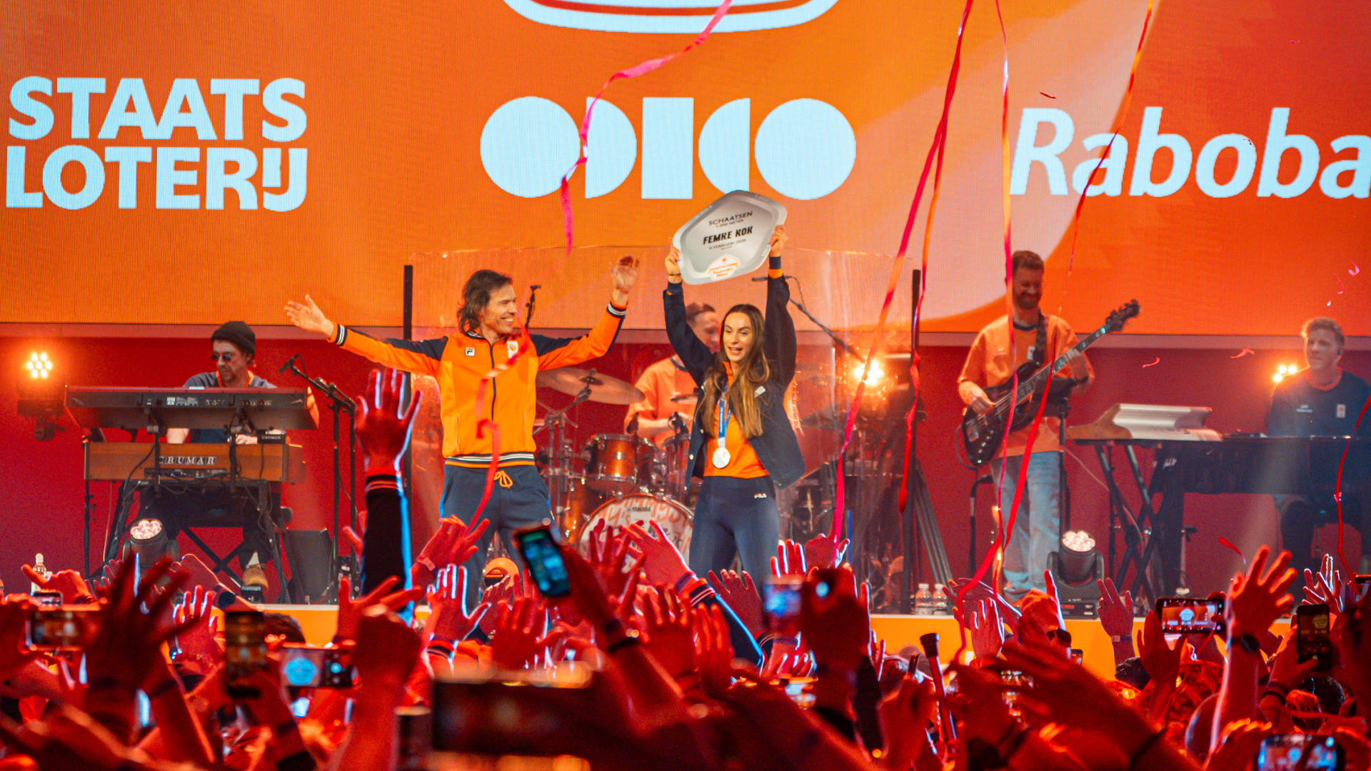 Huldiging Femke Kok Rixt Vd Wal Teamnl
