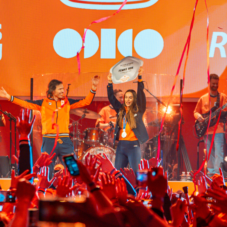 Huldiging Femke Kok Rixt Vd Wal Teamnl