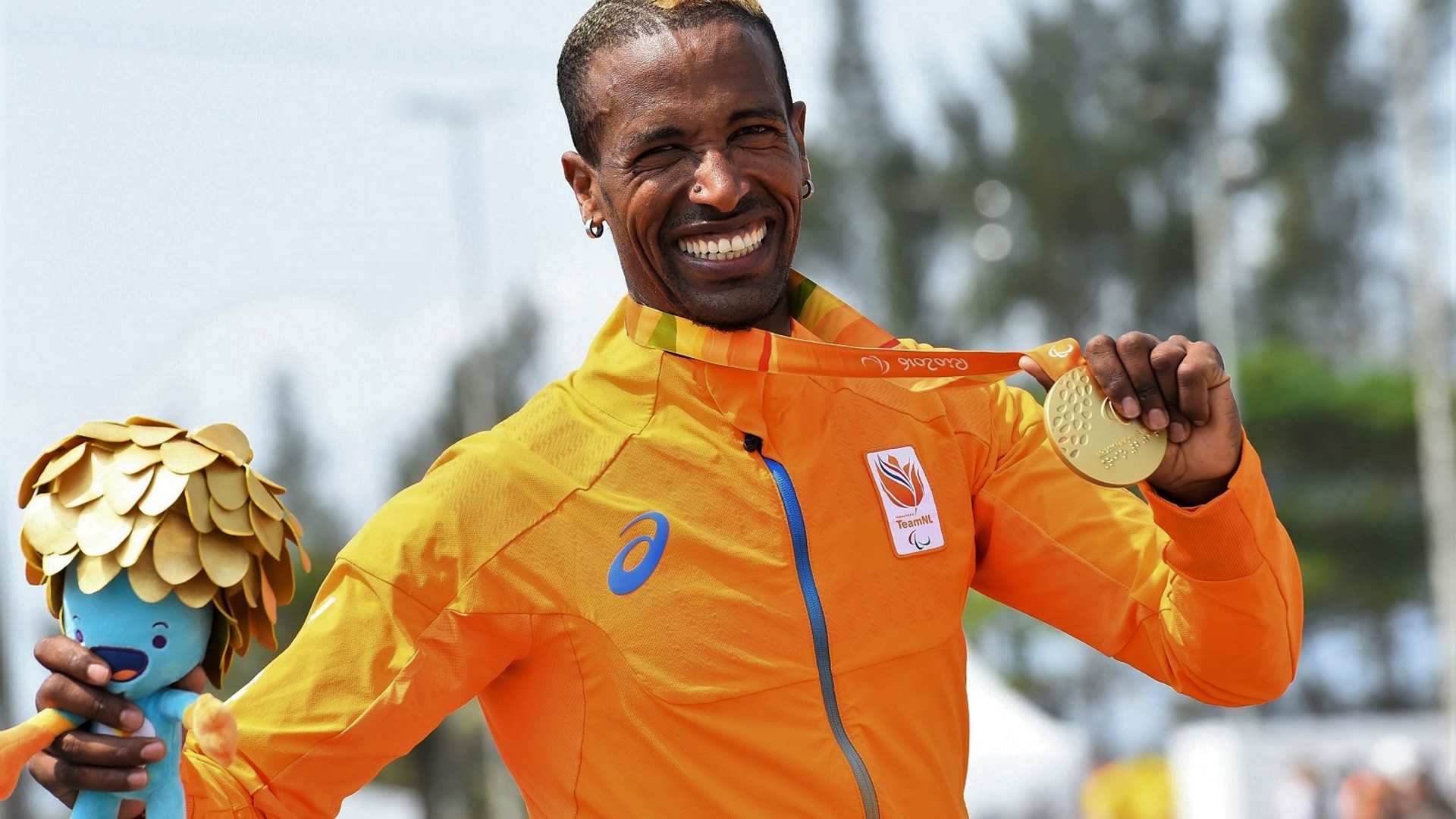 Daniel Abraham Gebru Goud PS Rio Foto Mathilde Dusol