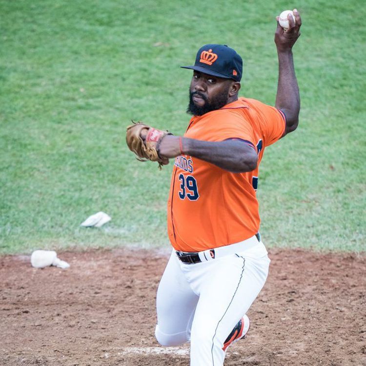 Pitcher Shairon Martis EK Honkbal
