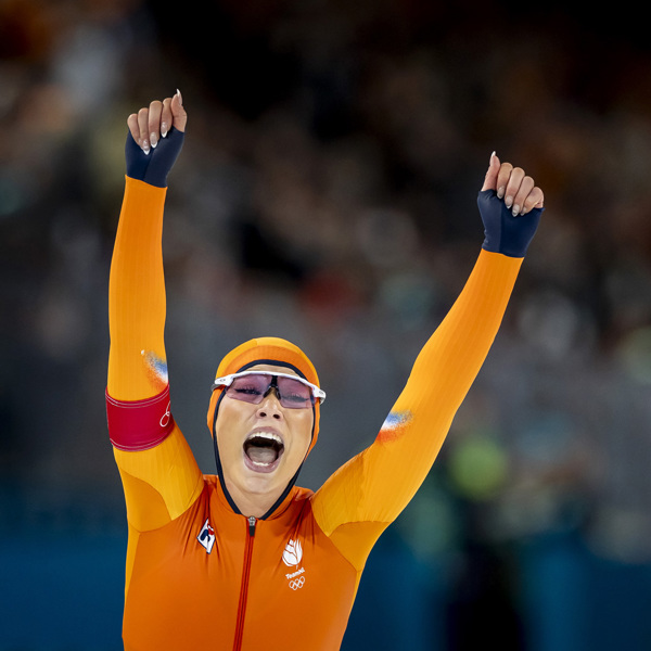 Jutta Leerdam Juicht OS 2026 ANP 1080X1080