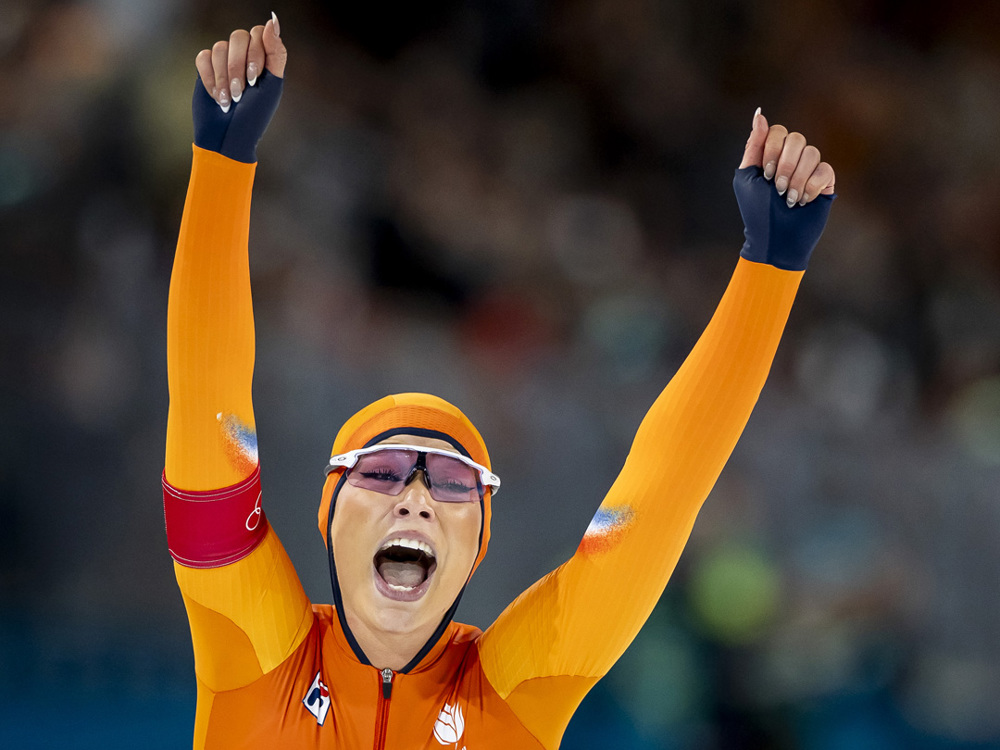 Jutta Leerdam Juicht OS 2026 ANP 1080X1080