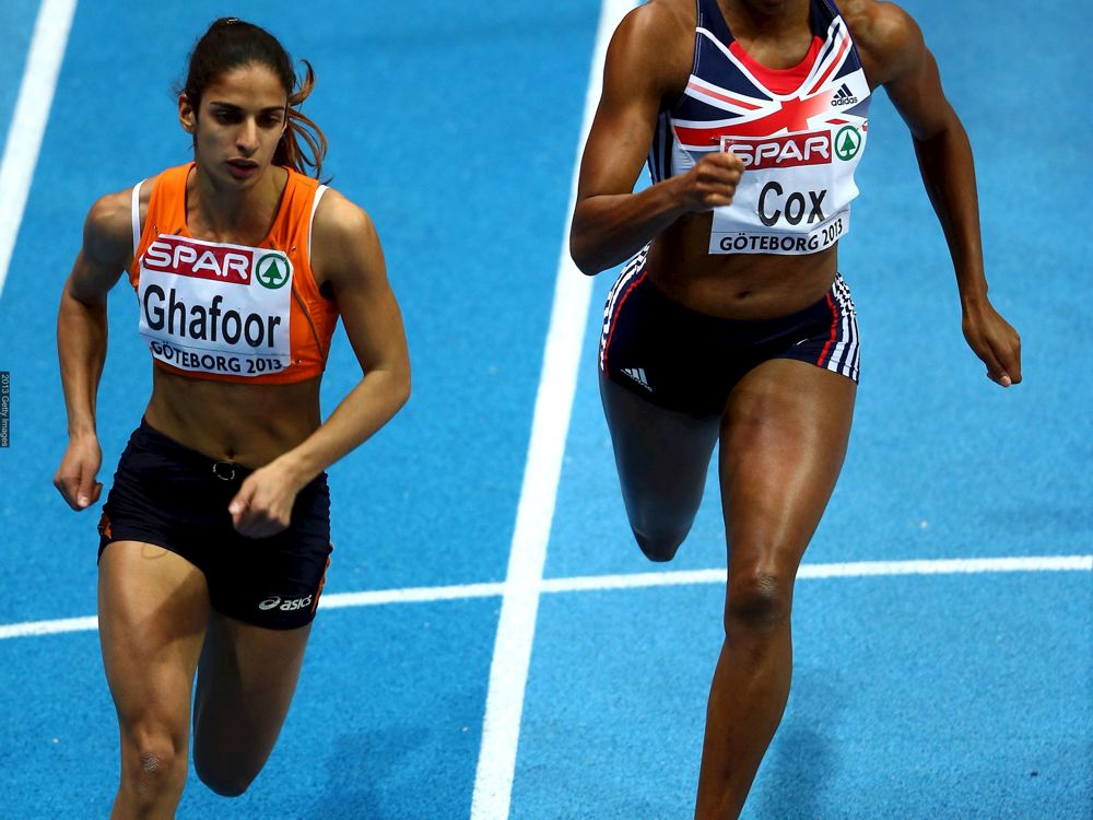 Madiea Ghafoor EK indoor 2013 GettyImages Michael Steele.jpg